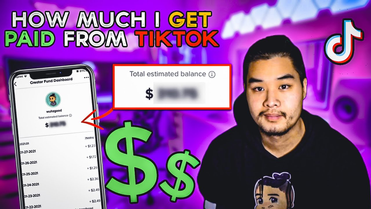 How Much I Get Paid From Tiktok YouTube