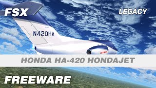 Honda Ha-420 Hondajet Freeware Add-On For Fsx Legacy