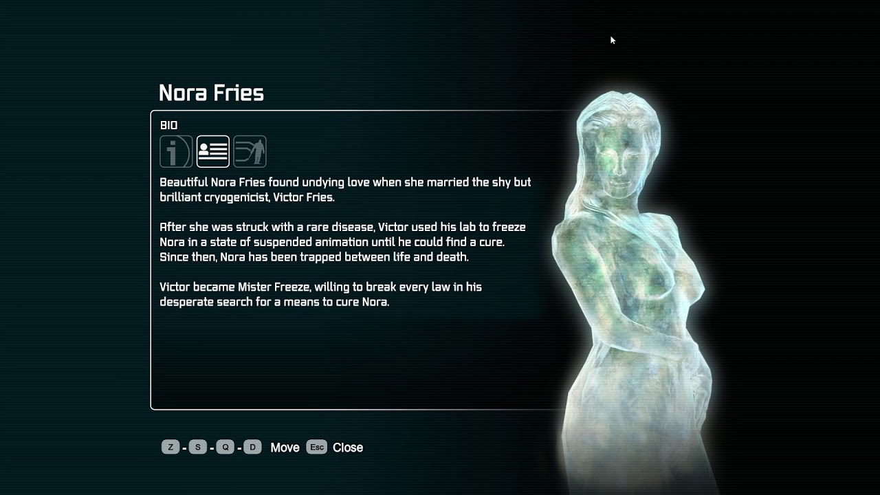 Batman Arkham City Character Bios Nora Fries - YouTube