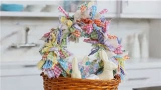 Easter Basket Ideas: Make a Gingham Garland