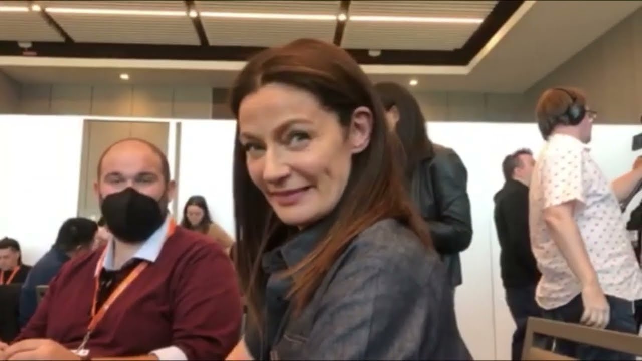 NYCC 2022 - DOOM PATROL Roundtable Interview w/ Michelle Gomez (Laura De Mille/Madame Rouge)