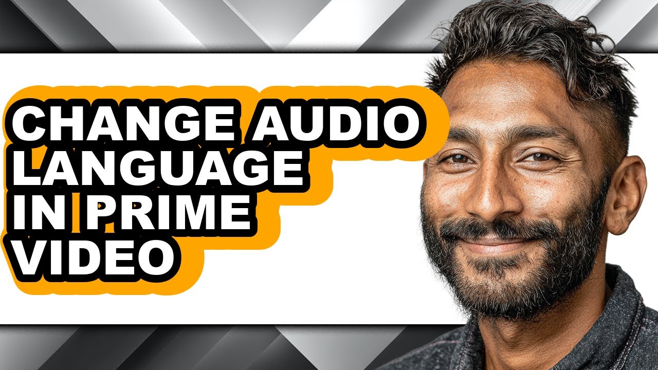 How to Change Audio Language in Prime Video - Step by Step - YouTube