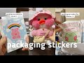 small business sticker shop | packaging orders asmr