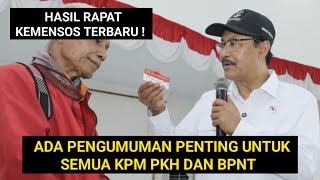 The Results Of The Latest Meeting Of The Ministry Of Social Affairs Of The Republic Of Indonesia 