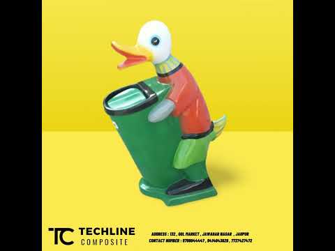 FRP Dustbins (Animal and Catroon shaped ) byTechline Composite ,