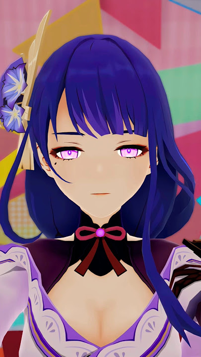 Raiden Shogun Yae Miko Kujo Sara - Rock that body #genshinimpact #mmdshorts #raidenshogun #yaemiko
