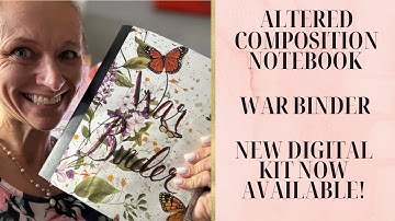 Massive War Binder/Prayer Journal Digital Kit | Complete Flip Through | Altered Composition Notebook