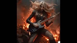 Female power metal (нейросеть)