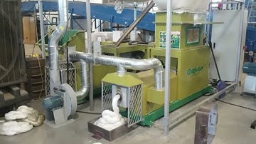 EPS Foam Densifier Mar Series for Melt Foam (M-C300 working in America furniture store)