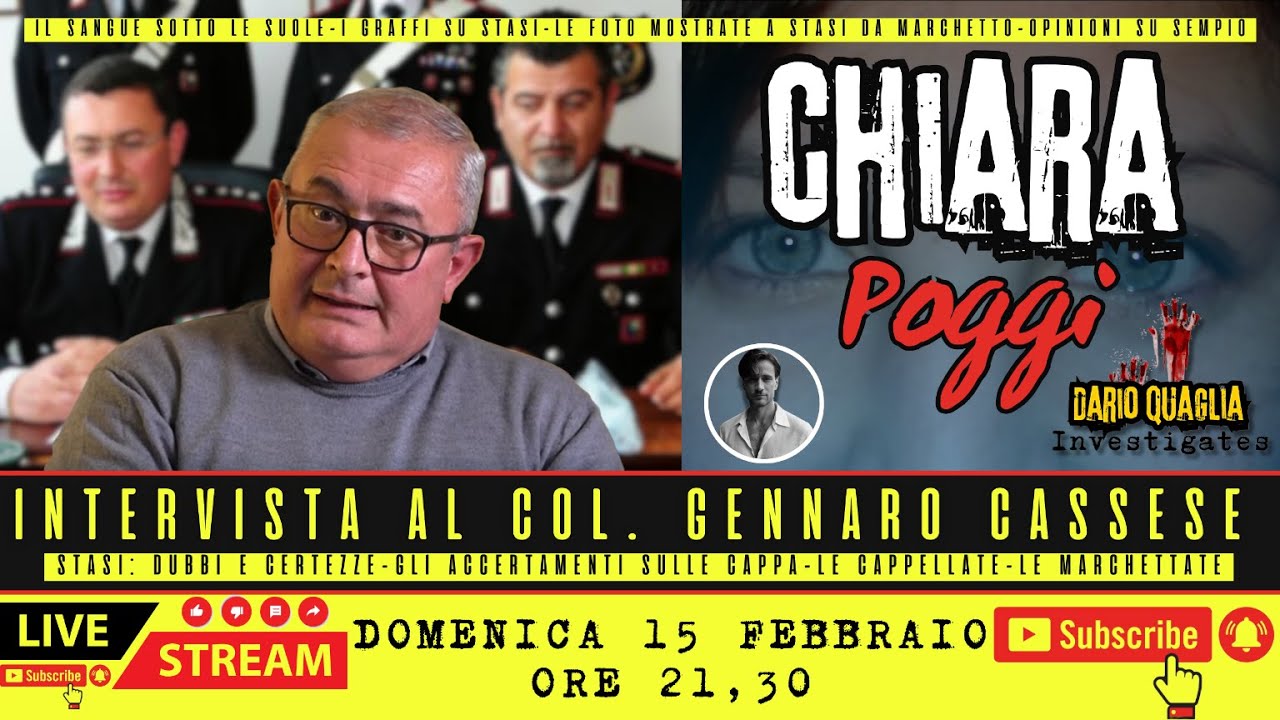 Chiara Poggi_Intervista al Col. Gennaro Cassese