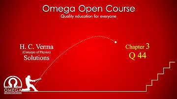 H. C. Verma Solutions - Chapter 3, Question 44