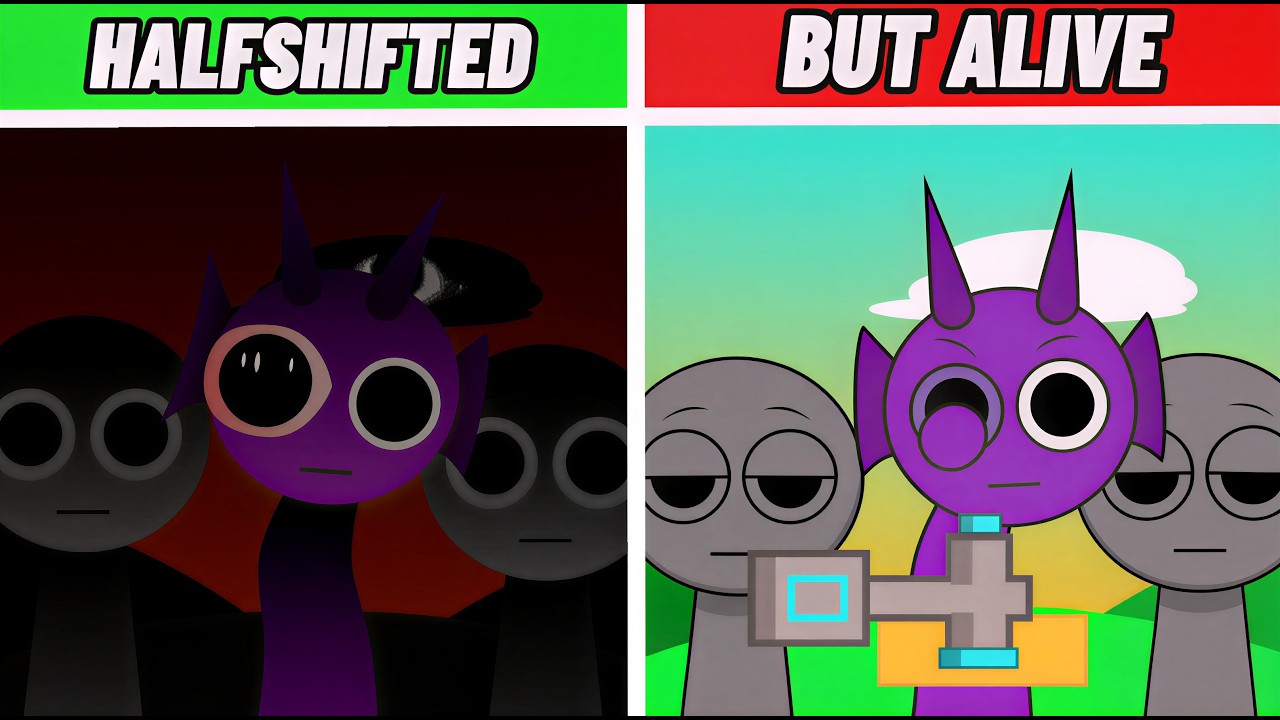 Incredibox Sprunki: Halfshifted But Alive Version: Who do you like?