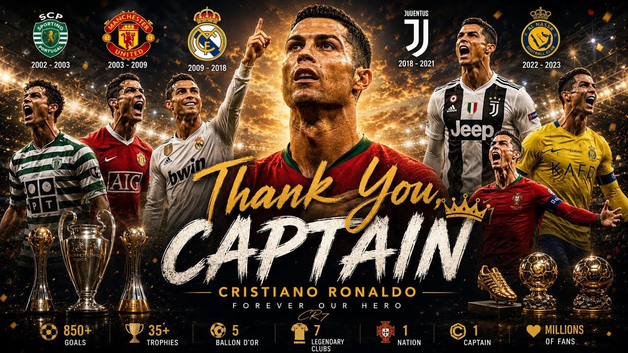 Thank You, Captain! | A Tribute to Cristiano Ronaldo