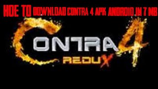 Hoe to download contra 4 apk in 7 mb android screenshot 4