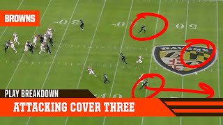 Play Breakdown: Attacking Cover 3 | Browns Live