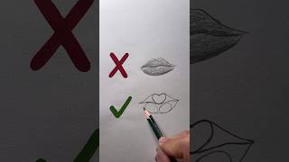 How To Draw Realistic Lips! 👄✨✍️ #Drawing #Art #Tutorial