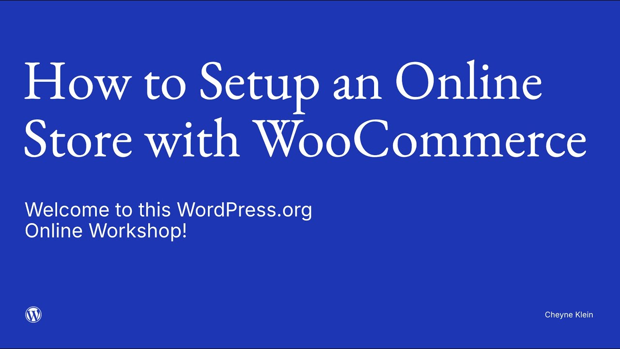 How to set up an online store with WooCommerce – Part one - YouTube