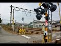 JR水戸線 東区踏切 October 22, 2016 Railway crossing in Japan の動画、YouTube動…