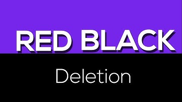 Red Black Tree Deletion
