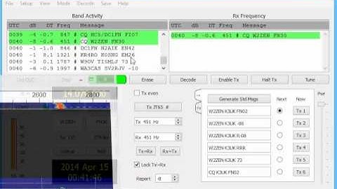 Setting WSJT-X with Commander