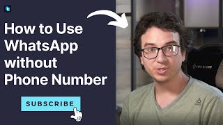 How to use whatsapp without phone number