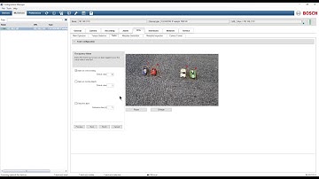 Bosch Security - Video Analytics software - Configure Camera Trainer task