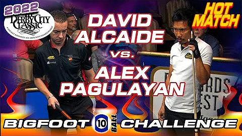 10-BALL: DAVID ALCAIDE VS ALEX PAGULAYAN - 2022 DE...