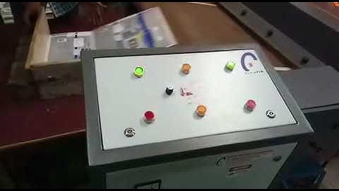 UV and Aqueous coating on HMT offset printing machine.