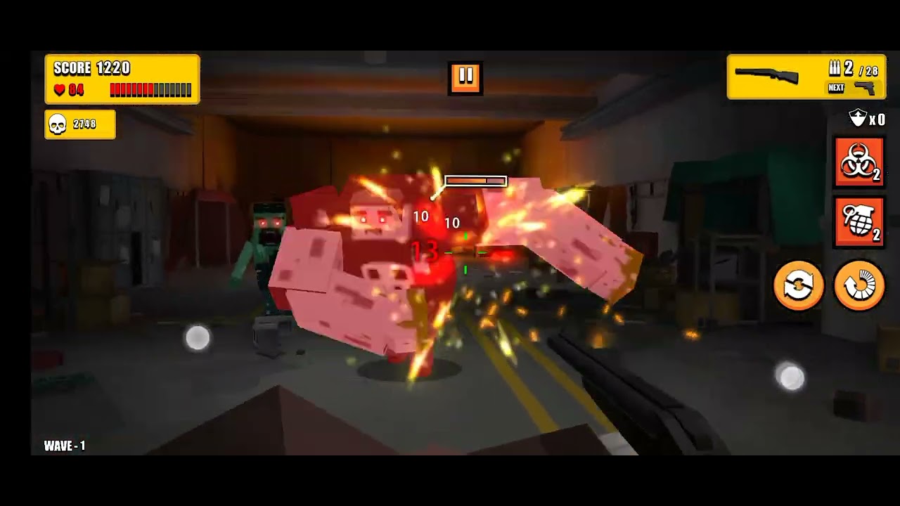 Pixel Zombie Hunter Boss Fight