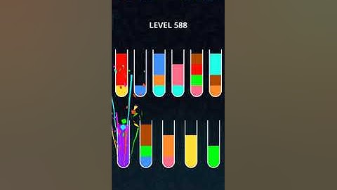 COLOR SORT PUZZLE LEVEL 588