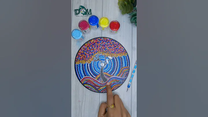 Beautiful Tree Dot Mandala🌳 #art #painting #mandaladrawing #dot #dotmandala #tree #treelife #artist