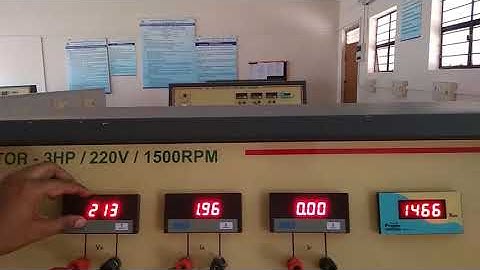 Load Test on DC Shunt motor Experiment Demonstration