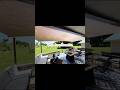 Porch transformation! Comment below and I’ll send you a link! #porchtransformation #porch #sunshade