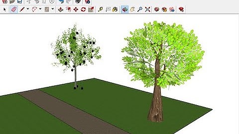 How to Add 3D Trees to Sketchup Model ?
