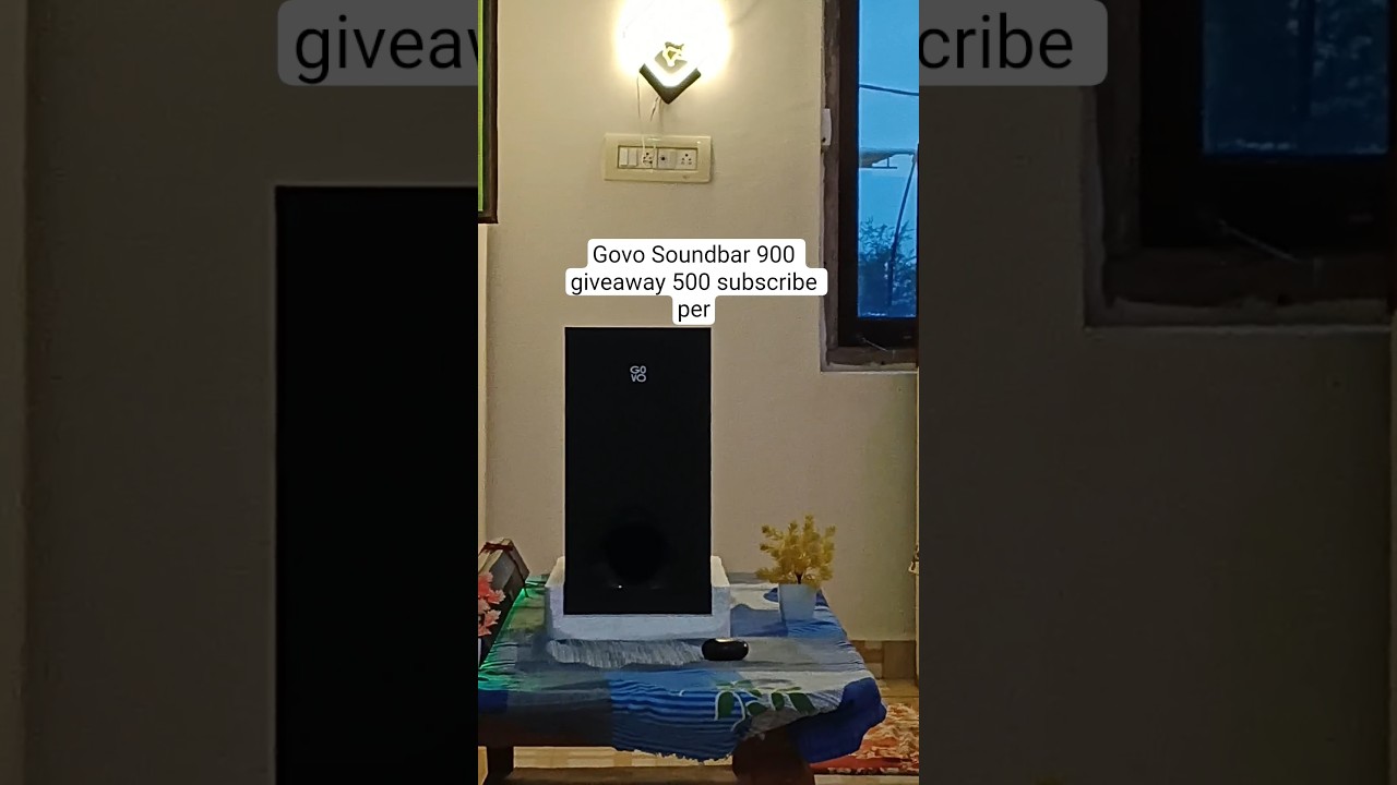 Govo 900 baas test soundbar Giveaway 