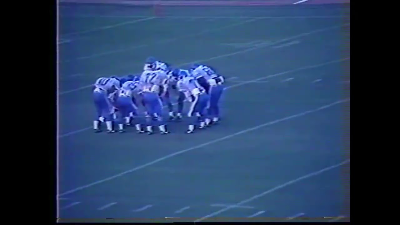 DeRidder vs Westlake 1987:  Dragons Win 7-0
