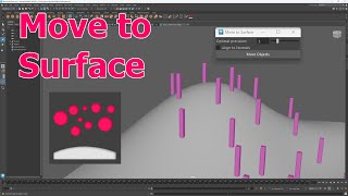How To Move Objects To Surfaces In Maya Essential Tool