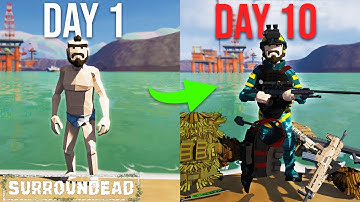 I Attempted MODDED Survival in SurrounDead (THE SUPERCUT)