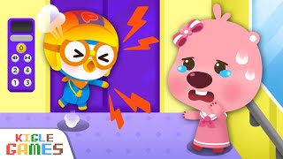 No No It's Dangerous! Elevator Safety | Pororo English Kids Learn Tips | KIGLE GAMES No No It's Dangerous! Elevator Safety | Pororo English Kids Learn Tips | KIGLE GAMES