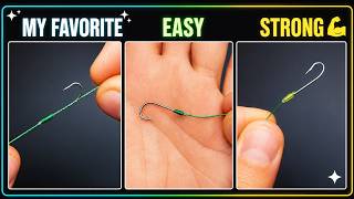 How To Tie A Hook | 3 Best Hook Knots for Beginners! | Fishing Knots 🎣