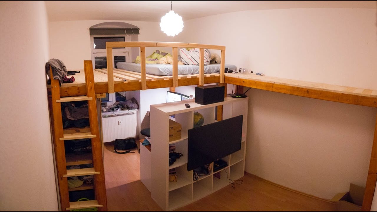 Projekt hochbett youtube Hochbett selber bauen