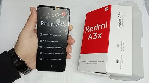 Unboxing Xiaomi Redmi A3x, review, test camera, price, fiche technique