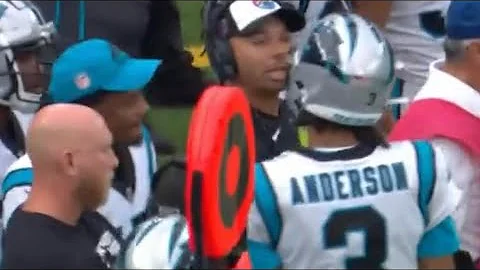 Robbie Anderson Heated Exchange With WR Coach Joe ...