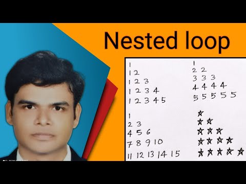Nested for loop in C programming, explain in Bengali