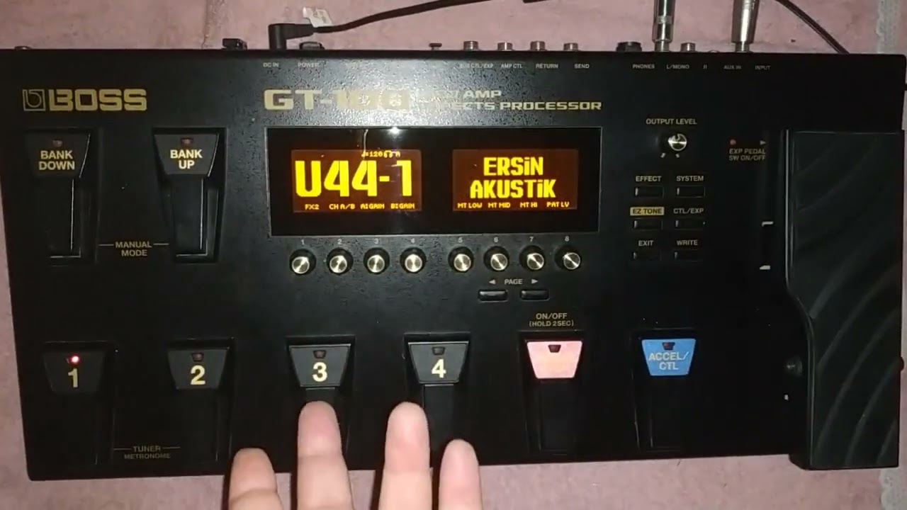 2.BÖLÜM. BOSS GT100 saz