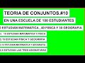 TEORIA DE CONJUNTOS.EJERCICIO(10 DE 15).