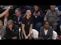 Paige bueckers jumps celebrating teammate coach warns about acl  uconn huskies womens basketball