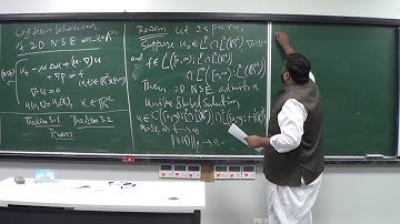 Lecture 3 (Part 1): Global existence long term behavior of 2D Navier-Stokes equations