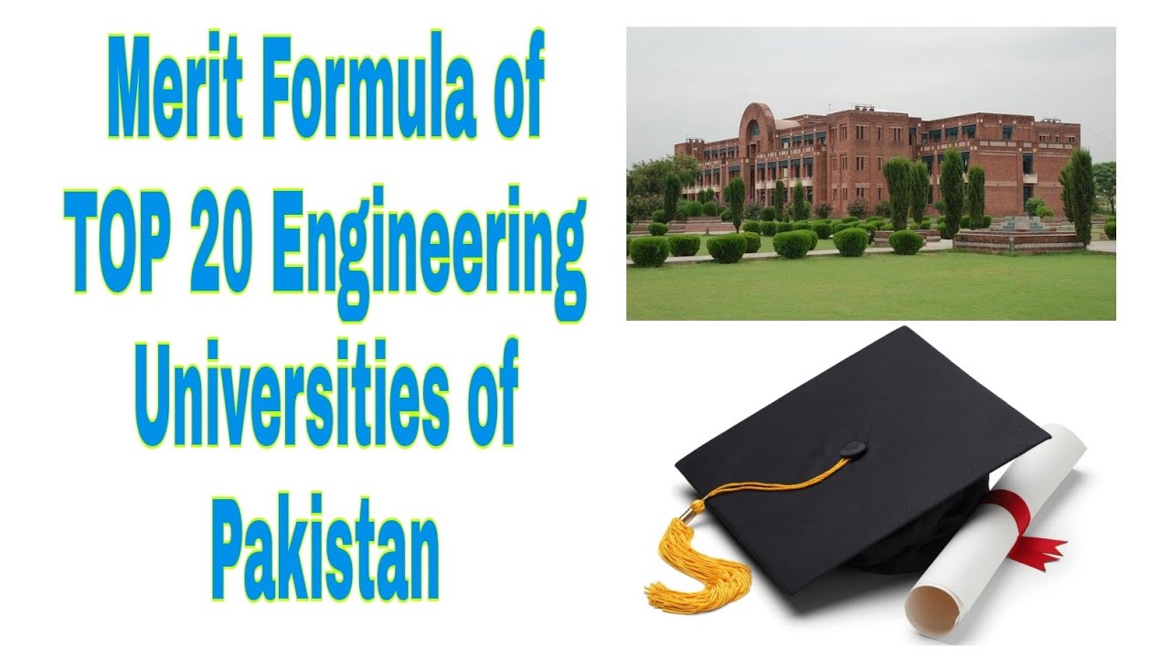 Merit Formula of Engineering Universities of Pakistan