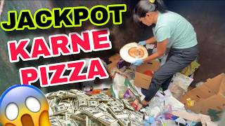 Dumpster diving Karne Pizza Mega jackpot ulam sa Basurahan